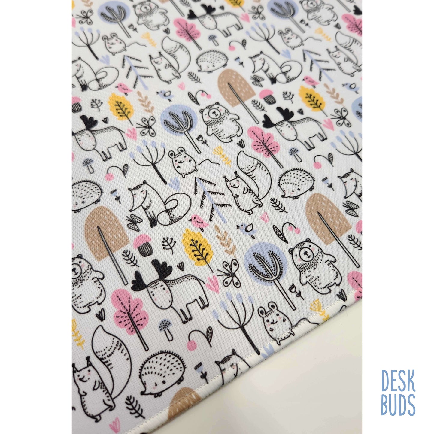 Woodland animals extra large Desk Mat